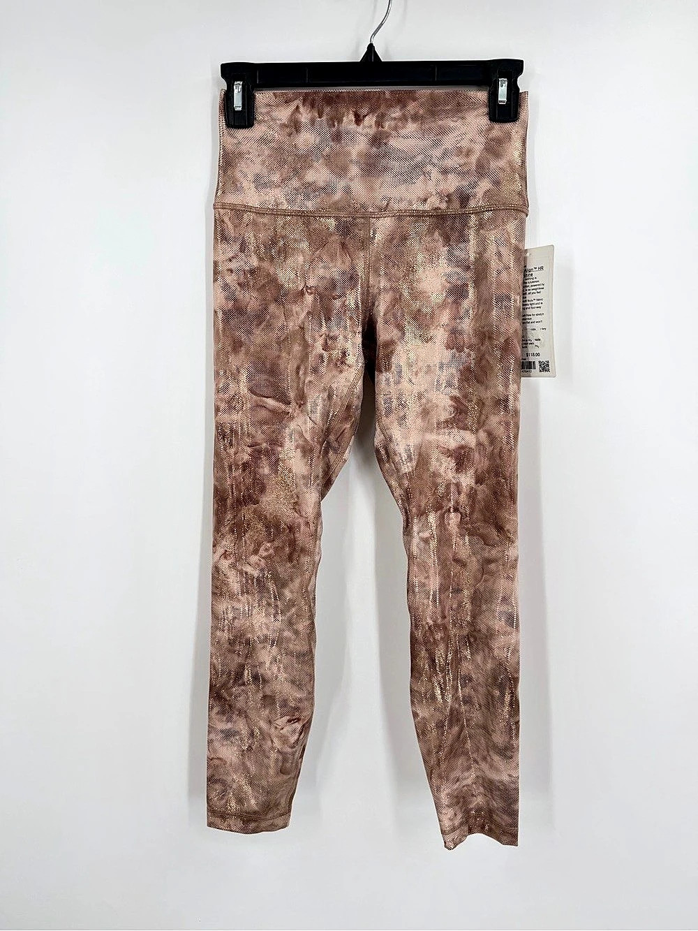 lululemon Align HR Pant 25" Abstract 25" Leggings in Brown Size 6 NWT